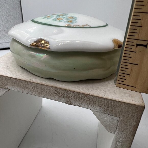 Japanese Ornate  Style Trinket Box Circular Style - Picture 6 of 7